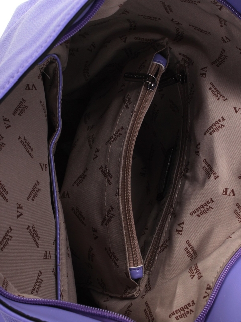 Сиреневая сумка мешок Fabbiano (Фаббиано) - артикул: К0000016233 - ракурс 3