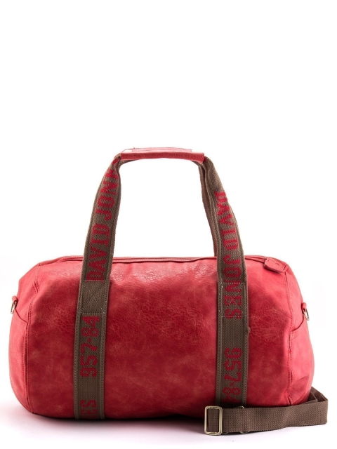 Красная дорожная сумка David Jones (Дэвид Джонс) - артикул: К0000027341 - ракурс 3