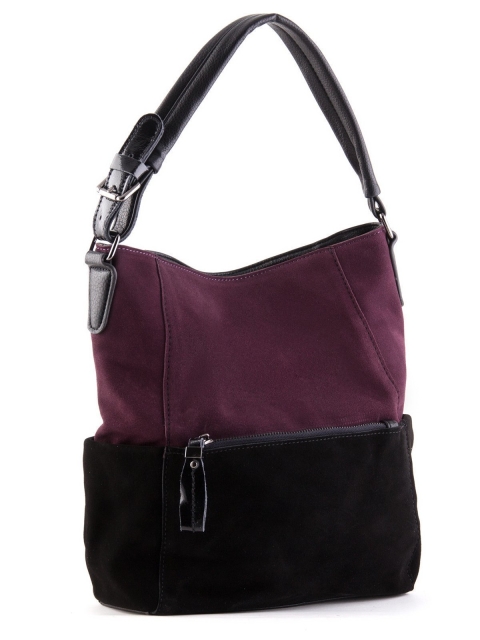 Фиолетовая сумка мешок Polina (Полина) - артикул: К0000023812 - ракурс 1