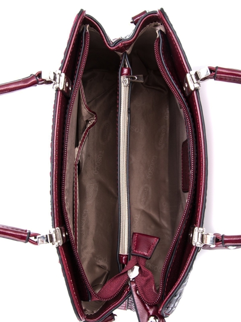 Бордовая сумка классическая Tosoco (Тосоко) - артикул: К0000032295 - ракурс 4