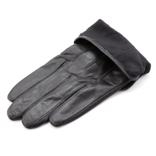 Чёрные перчатки Pittards (Питардс) - артикул: К0000013450 - ракурс 2