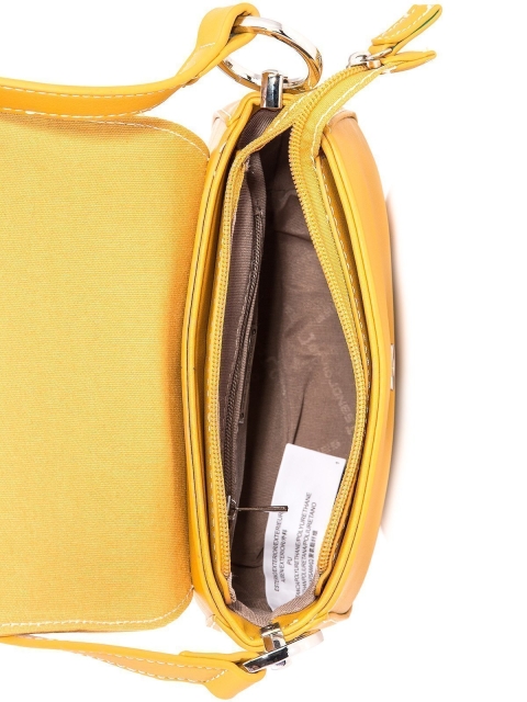 Жёлтая сумка планшет David Jones (Дэвид Джонс) - артикул: 0К-00001631 - ракурс 4