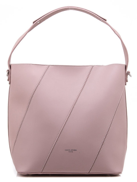 Розовая сумка мешок David Jones (Дэвид Джонс) - артикул: 0К-00002264 - ракурс 1