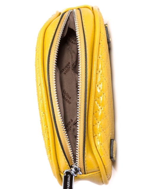 Жёлтая сумка на пояс Fabbiano (Фаббиано) - артикул: 0К-00002447 - ракурс 4