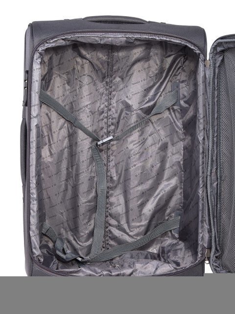 Серый чемодан 4 Roads (4 Roads) - артикул: 0К-00008901 - ракурс 4