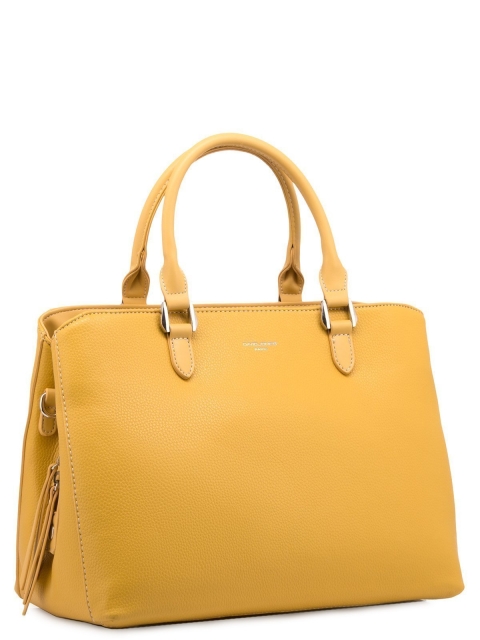 Жёлтая сумка классическая David Jones (Дэвид Джонс) - артикул: 0К-00011811 - ракурс 1