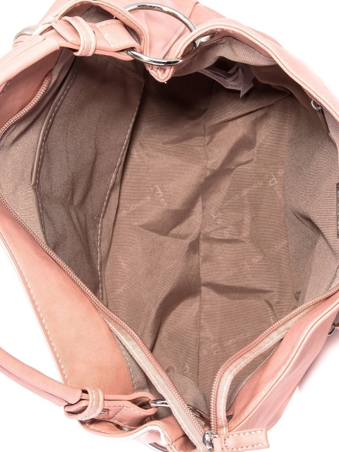 Розовая сумка мешок David Jones (Дэвид Джонс) - артикул: 0К-00001640 - ракурс 4