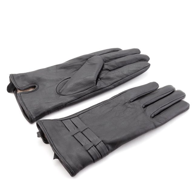 Чёрные перчатки Pittards (Питардс) - артикул: К0000013444 - ракурс 1