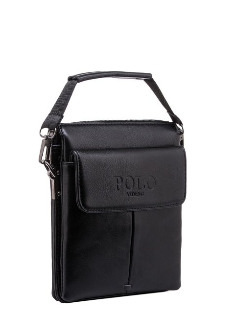 Чёрная сумка планшет Polo (Поло) - артикул: 0К-00011266 - ракурс 1