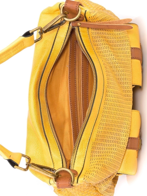 Жёлтая сумка мешок Domenica (Domenica) - артикул: 0К-00002101 - ракурс 4