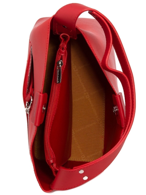Красная сумка мешок David Jones (Дэвид Джонс) - артикул: 0К-00011043 - ракурс 4