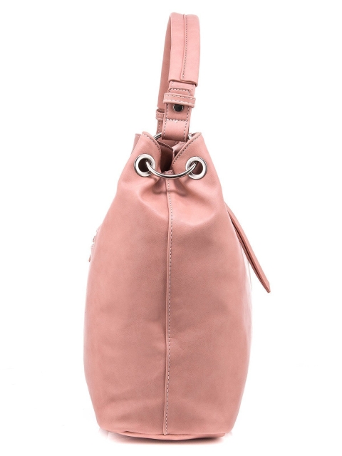 Розовая сумка мешок David Jones (Дэвид Джонс) - артикул: 0К-00001640 - ракурс 2