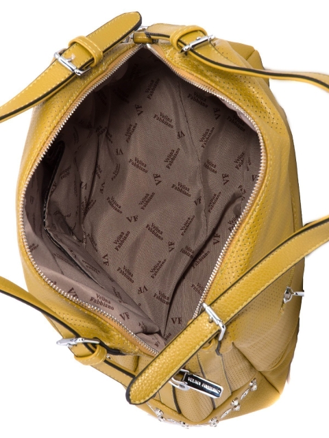 Жёлтая сумка мешок Fabbiano (Фаббиано) - артикул: 0К-00002428 - ракурс 4