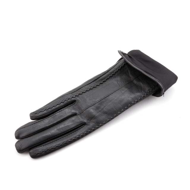 Чёрные перчатки Angelo Bianco (Анджело Бьянко) - артикул: К0000016495 - ракурс 2