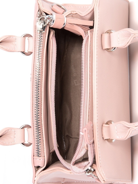 Розовая сумка классическая David Jones (Дэвид Джонс) - артикул: 0К-00001621 - ракурс 4
