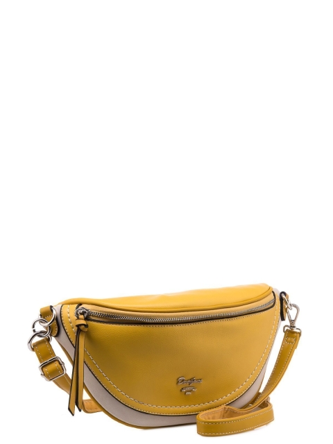 Жёлтая сумка на пояс David Jones (Дэвид Джонс) - артикул: 0К-00011851 - ракурс 1