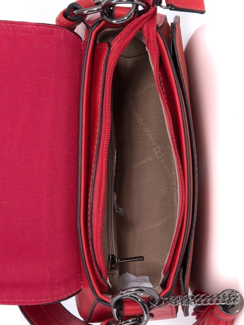Красная сумка планшет David Jones (Дэвид Джонс) - артикул: 0К-00001653 - ракурс 4