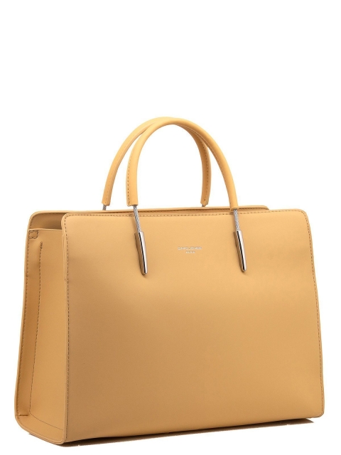 Жёлтая сумка классическая David Jones (Дэвид Джонс) - артикул: 0К-00011040 - ракурс 1