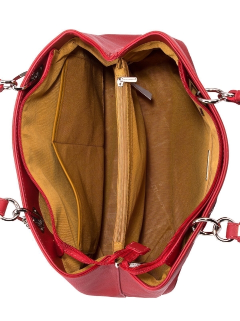 Красная сумка классическая David Jones (Дэвид Джонс) - артикул: 0К-00011098 - ракурс 4