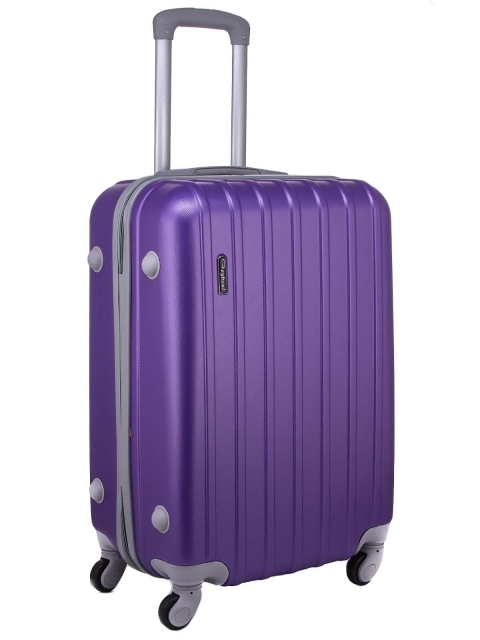 Фиолетовый чемодан Мир чемоданов (Мир чемоданов) - артикул: 0К-00004830 - ракурс 1