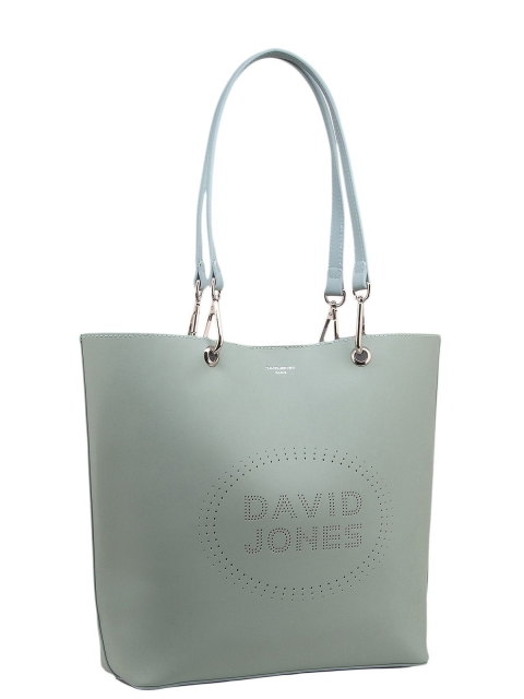 Мятный шоппер David Jones (Дэвид Джонс) - артикул: 0К-00011025 - ракурс 2