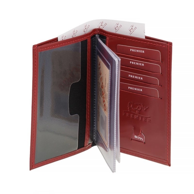 Красный бумажник S.Lavia (Славия) - артикул: К0000005296 - ракурс 1