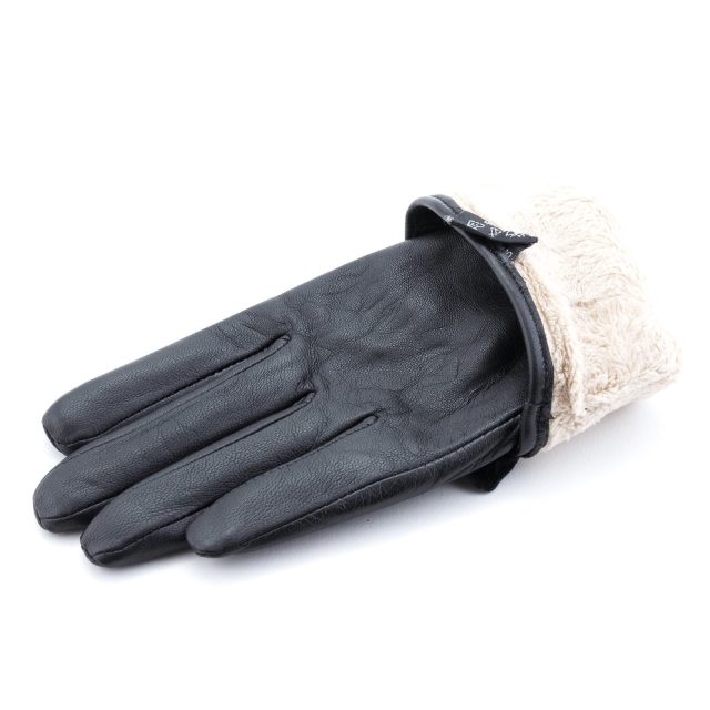 Чёрные перчатки Pittards (Питардс) - артикул: К0000013444 - ракурс 2