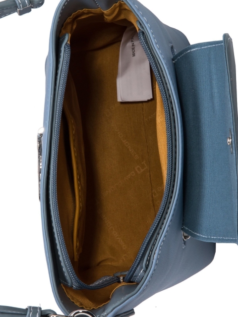 Голубая сумка планшет David Jones (Дэвид Джонс) - артикул: 0К-00012121 - ракурс 4