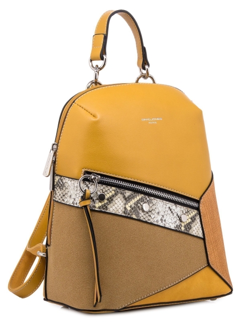 Жёлтый рюкзак David Jones (Дэвид Джонс) - артикул: 0К-00012104 - ракурс 1
