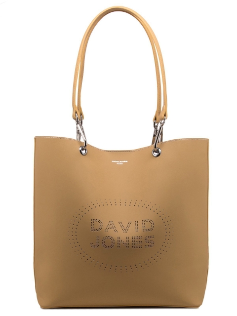 Жёлтый шоппер David Jones (Дэвид Джонс) - артикул: 0К-00011023 - ракурс 1
