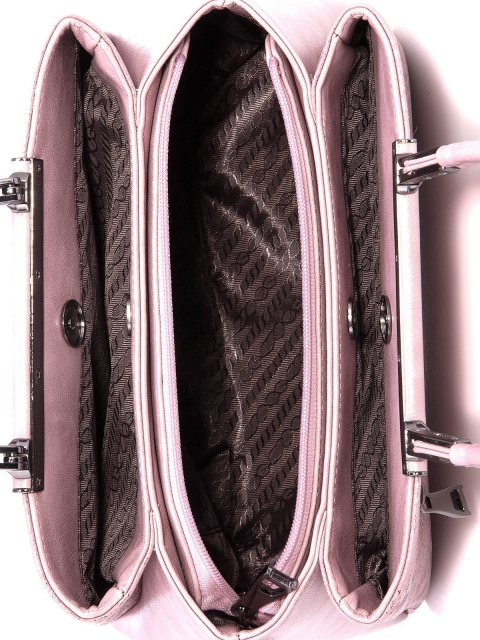 Розовая сумка классическая Richezza (Ричезза) - артикул: 0К-00001201 - ракурс 4