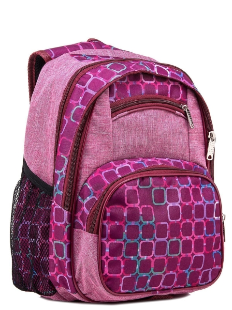 Розовый рюкзак Lbags (Эльбэгс) - артикул: 0К-00004866 - ракурс 1