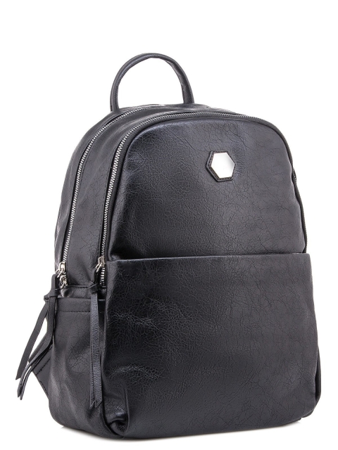 Чёрный рюкзак David Jones (Дэвид Джонс) - артикул: 0К-00006030 - ракурс 1