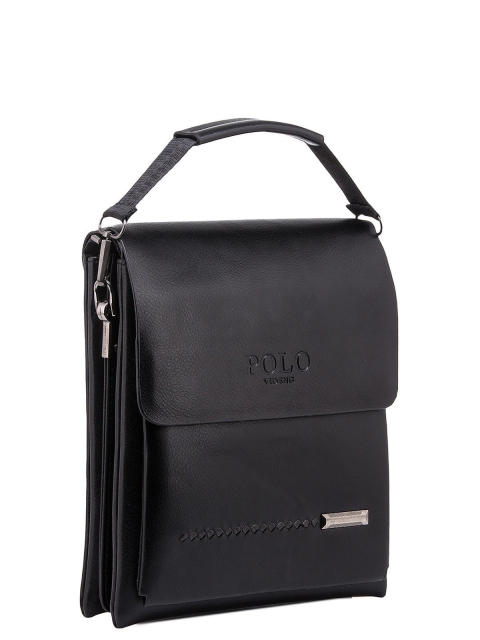 Чёрная сумка планшет Polo (Поло) - артикул: 0К-00011251 - ракурс 1