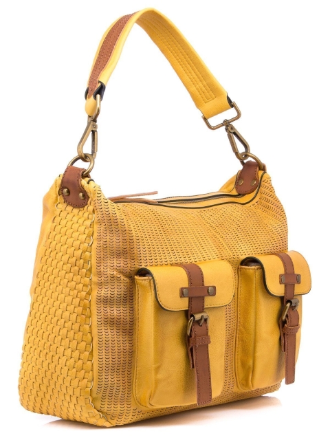 Жёлтая сумка мешок Domenica (Domenica) - артикул: 0К-00002101 - ракурс 1