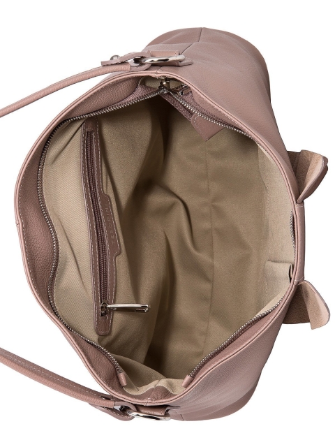 Бежевая сумка мешок Tesorini (Tesorini) - артикул: 0К-00012850 - ракурс 4