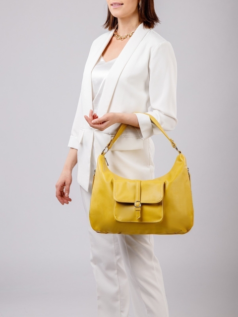 Жёлтая сумка мешок S.Lavia (Славия) - артикул: 1094 910 55 - ракурс 1
