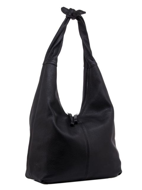 Чёрная сумка мешок Valensiy (Валенсия) - артикул: 0К-00012753 - ракурс 1