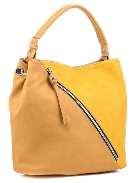 Жёлтая сумка мешок David Jones (Дэвид Джонс) - артикул: 0К-00001635 - ракурс 1