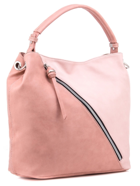 Розовая сумка мешок David Jones (Дэвид Джонс) - артикул: 0К-00001640 - ракурс 1