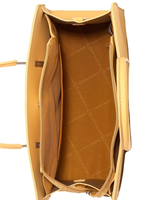 Жёлтая сумка классическая David Jones (Дэвид Джонс) - артикул: 0К-00011040 - ракурс 4