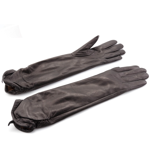 Чёрные перчатки  () - артикул: 20357 - ракурс 1
