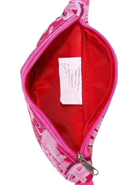Розовая сумка на пояс ЗФТС (ЗФТС) - артикул: 0К-00026998 - ракурс 4