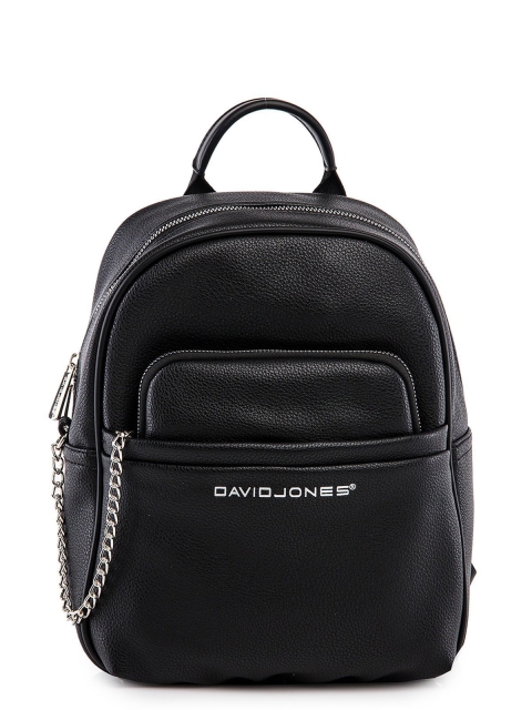 Чёрный рюкзак David Jones (Дэвид Джонс) - артикул: 0К-00026063 - ракурс 1