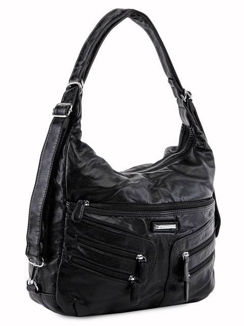 Чёрная сумка мешок Sarsa (Sarsa) - артикул: 0К-00022655 - ракурс 1