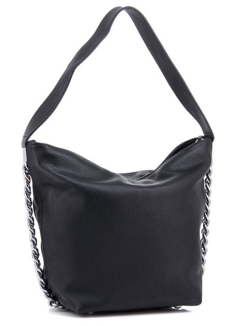 Чёрная сумка мешок Polina (Полина) - артикул: К0000034541 - ракурс 1