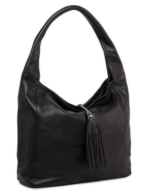 Чёрная сумка мешок Angelo Bianco (Анджело Бьянко) - артикул: 0К-00018435 - ракурс 1