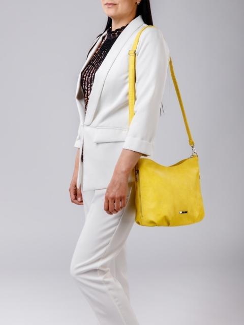 Жёлтая сумка мешок S.Lavia (Славия) - артикул: 717 598 55 - ракурс 7