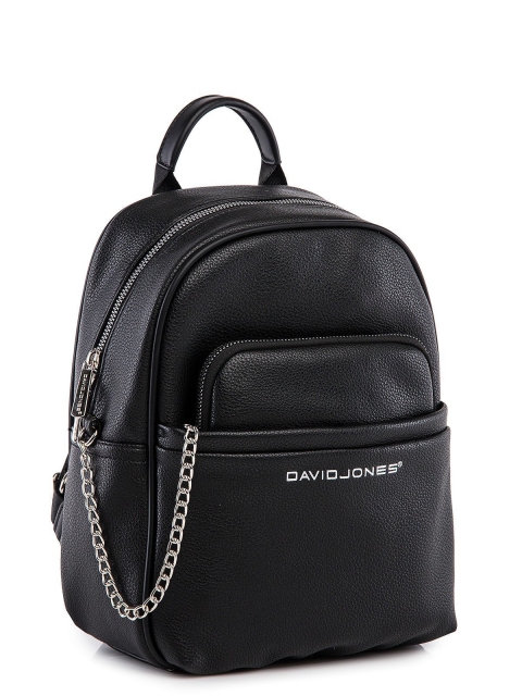Чёрный рюкзак David Jones (Дэвид Джонс) - артикул: 0К-00026063 - ракурс 2