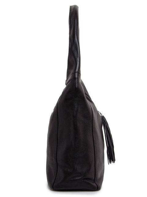 Чёрная сумка мешок Angelo Bianco (Анджело Бьянко) - артикул: 0К-00018435 - ракурс 2